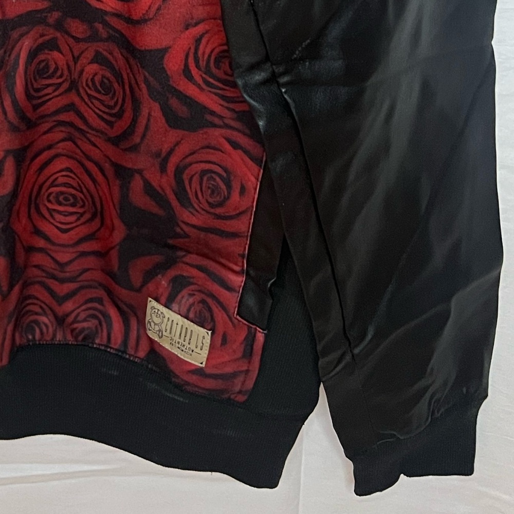 Entree Shiny Red Rose Sweater - Picture 2 of 2
